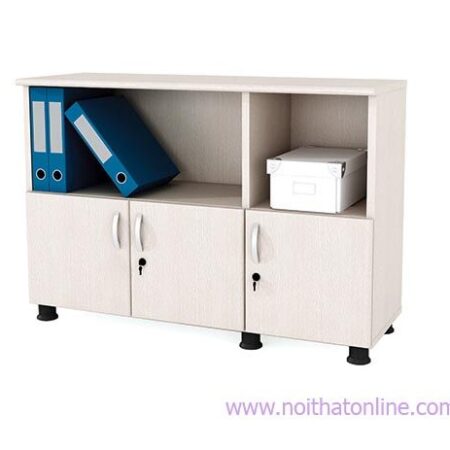 Tủ thấp 3 cánh gỗ có khóa SM1200SD